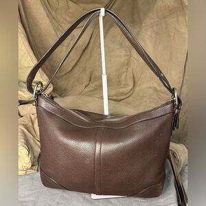 Coach Bleecker Pebbled Leather Convertible Crossbody/Shoulder Bag